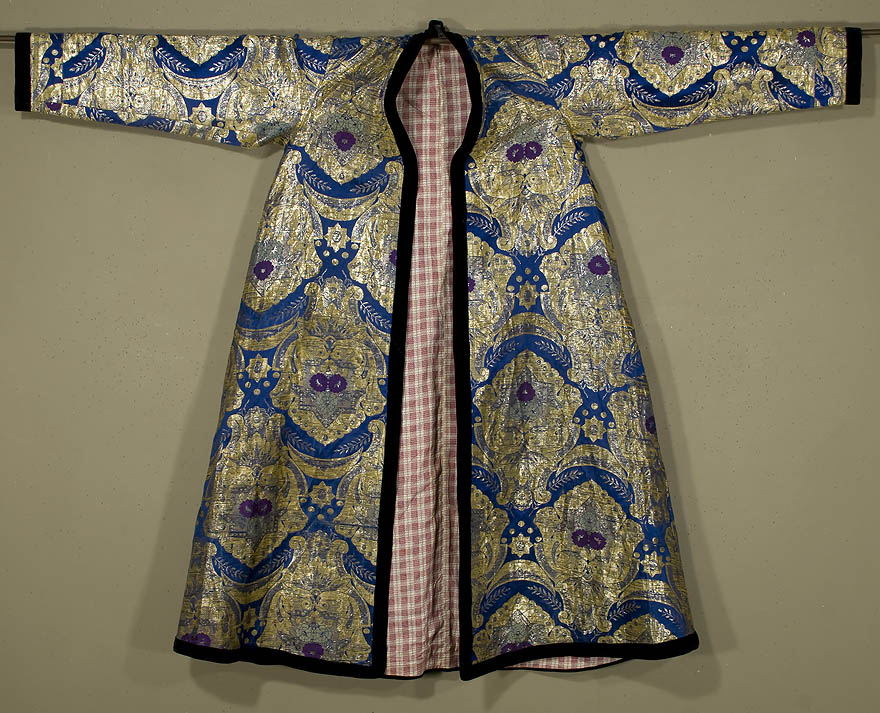 Khalat uit Boekhara van zijdebrocaat, laat 19de eeuw - khalat - Handwerkwereld