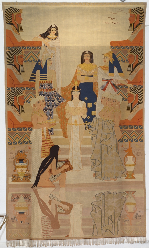 Faraos datter (Farao's dochter) 1897 - Frida Hansen wandtapijten - Handwerkwereld