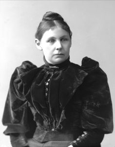 Frida Hansen in 1896.