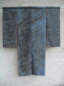 Arashi shibori kimono - Handwerkwereld