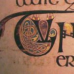 Boek van Kells, gedecoreerde initiaal - Handwerkwereld