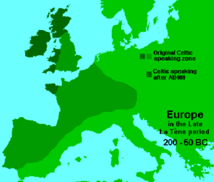 Het Keltische taalgebied in Europa - Handwerkwereld