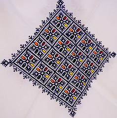 Borduurwerk uit Fez detail - Marokkaans borduren - Handwerkwereld