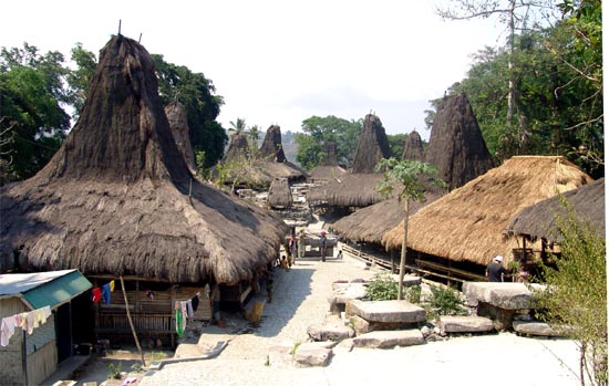 Traditioneel dorp op Sumba - Handwerkwereld